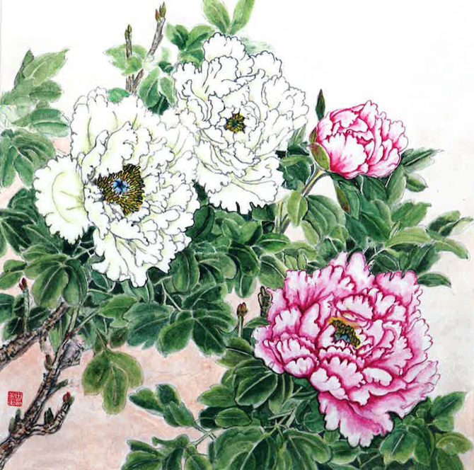 Korean Brush Painting by James (H) Kim and Christine Kim | Las